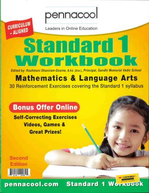 Pennacool Workbook Math and ELA  Std One; 30 Mathematics and Language Arts Reinforcement Exercise